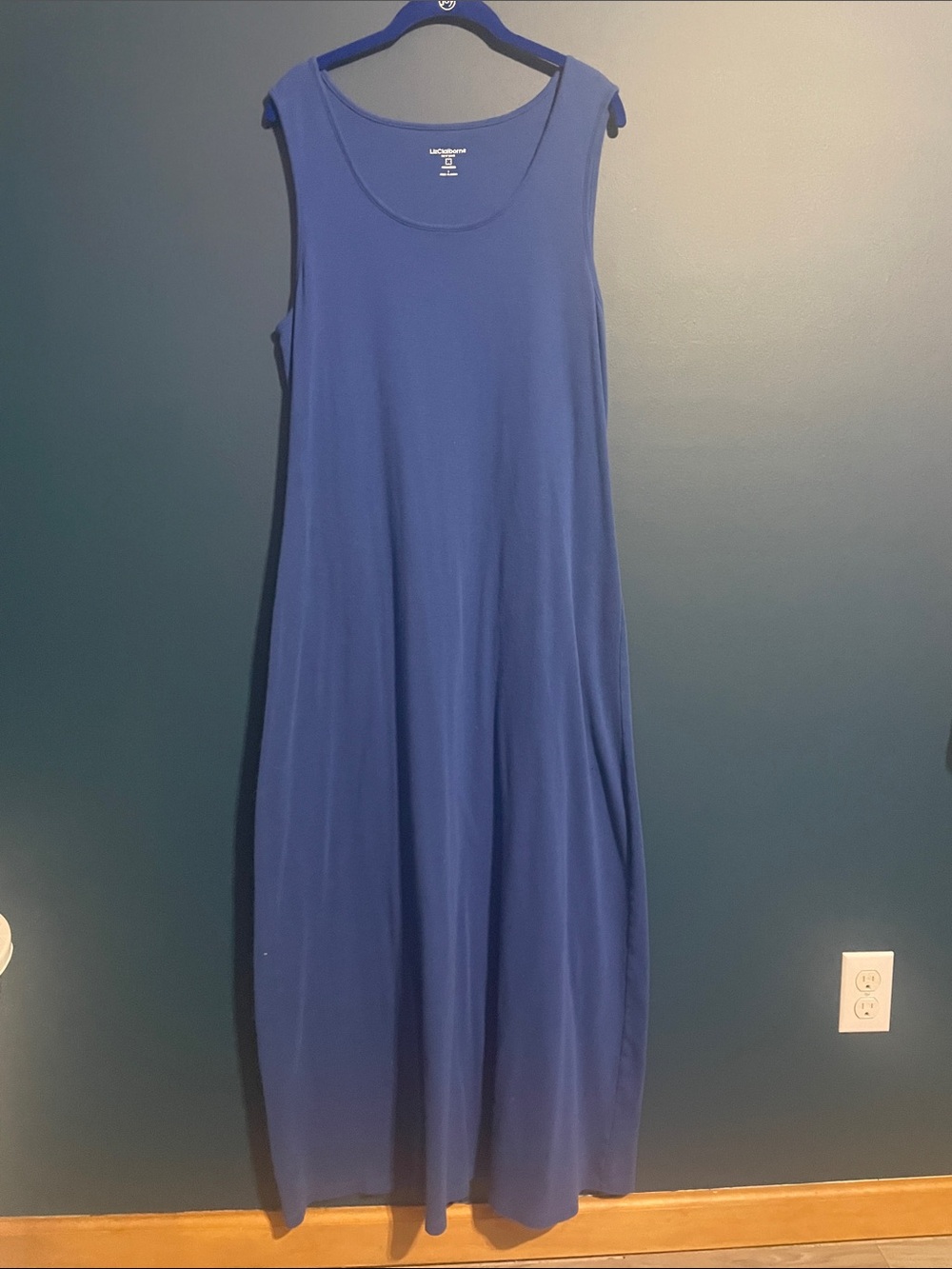 Liz Claiborne Sleeveless Maxi Dress in Royal Blue